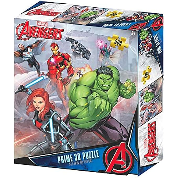 MARVEL 3D ASSEMBLE 500 PIECE PUZZLE - Image 1